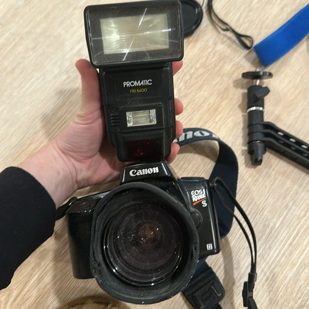 Canon EOS Rebel Film Camera Set - vintage 1990s 2000s